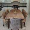 میز ناهارخوری چوبی 8 نفره جهیزیه