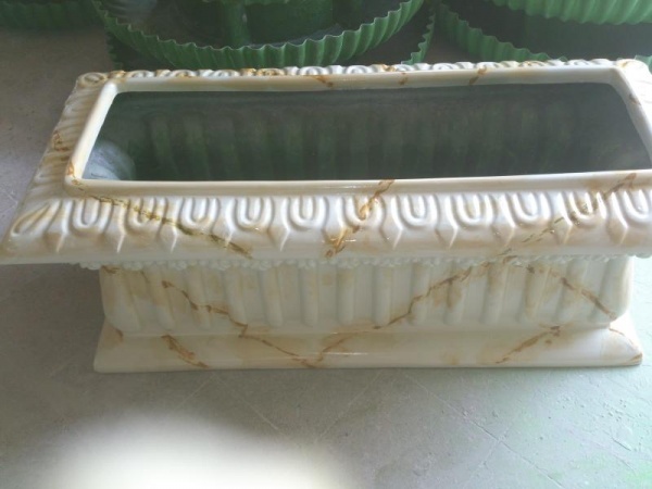 گلدان مستطیلی زرین کار