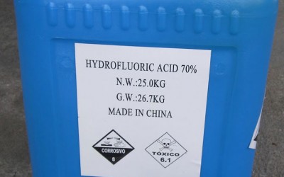 اسید فلوئوریک یا هیدروفلوریک